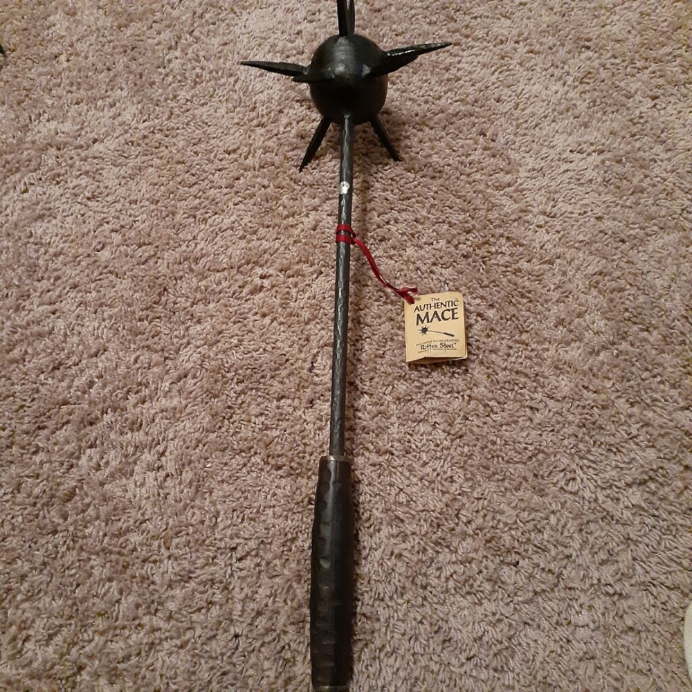 SOLD...Ritter steel medieval mace with spikes